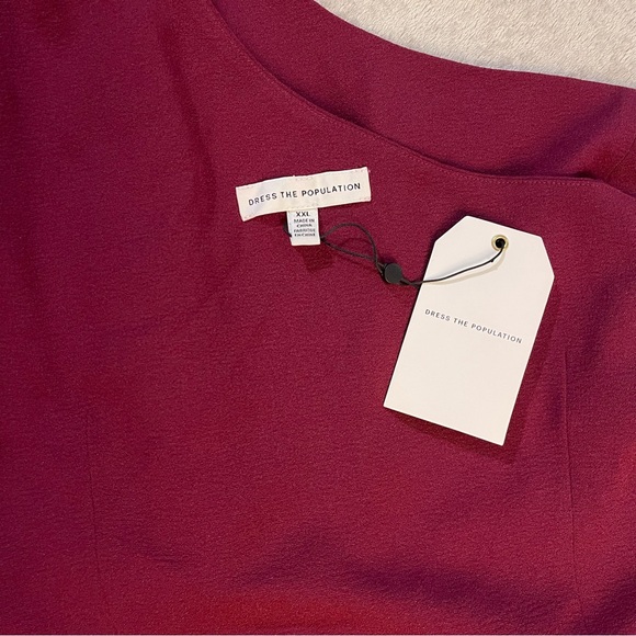 Dress the Population - Georgina - Dark Magenta - Picture 8 of 10